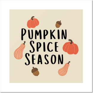 Pumpkin Spice Season Posters and Art